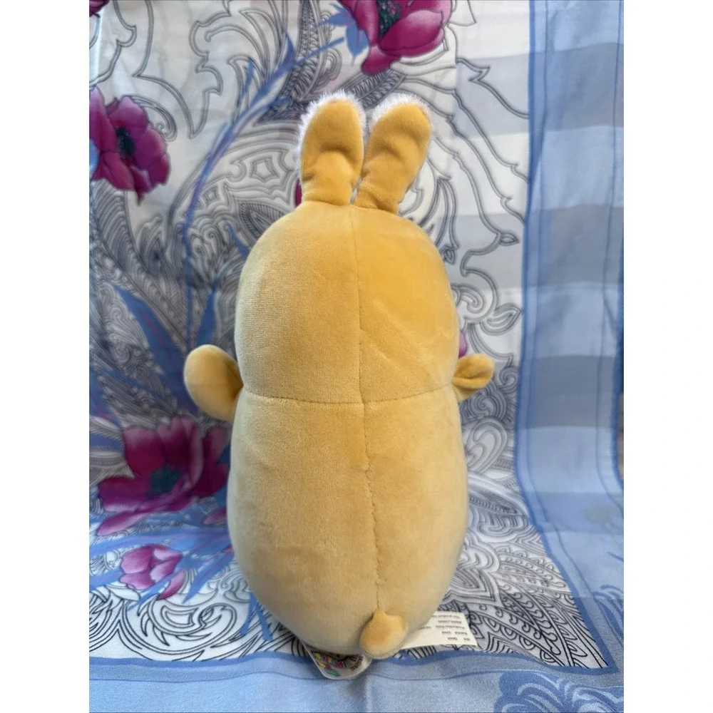 Squishmallow Hug Mees Orange Bunny Rabbit Fuzzy‎ Belly Levinda 11